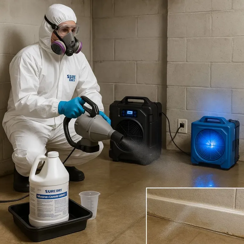 Sanitization and Odor Removal process in Country Lake Estates, NJ