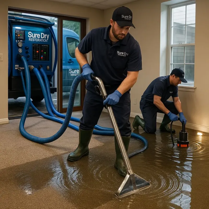 Water Extraction and Removal process in Country Lake Estates, NJ